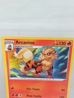 Arcanine 33/264 Fusion Strike Rare Pokemon Card 2021 - Image 2