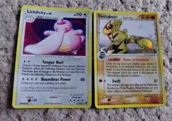 Vintage Pokemon Cards HOLO 2006/2007 Electrabuzz 29/101 & Lickilicky 12/132 NM - Image 1