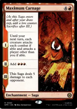 Maximum Carnage R Marvel's Spider-Man 83 Magic The Gathering - Image 1