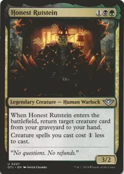 MTG Honest Rutstein Normal NM Outlaws of Thunder Junction Magic 207 - Image 1
