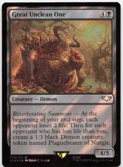 Great Unclean One (Surge Foil) *Foil* 40K 35 NM-LP - Image 1