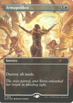 MTG Armageddon (1854) *Rainbow Foil* Secret Lair: Kieran Yanner NM - Image 1