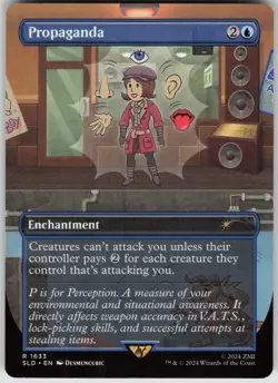 MTG Propaganda Normal NM Secret Lair Drop Series Magic 1633 - Image 1