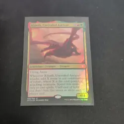 Wizards of the Coast Klauth, Unrivaled Ancient Mythic Red Green Dragon Foil - Image 1