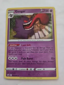 Pokemon TCG Gengar 57/198 Chilling Reign Holo LP - Image 1