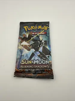 Pokemon TCG: Sun & Moon-Burning Shadows Booster Pack Factory Sealed, [1 Pack] - Image 1