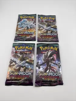 Pokemon TCG: Sun and Moon Guardians Rising Booster Pack Factory Sealed [4 Packs] - Image 1