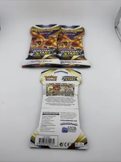 Pokemon TCG: Sword & Shield-Brilliant Stars Sleeved Booster Pack [3 Packs] - Image 2