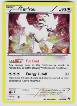 FURFROU 114/146 HOLO R XY POKEMON NM/M - Image 1