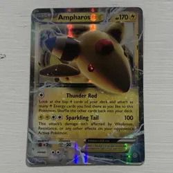Ampharos EX XY Ancient Origins 27/98 Ultra Rare Holo English 170HP - Image 1