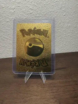 Pokemon Mewtwo V GOLD Foil Fan Art Collector Card - 220 HP - 03/078 NM - Image 2
