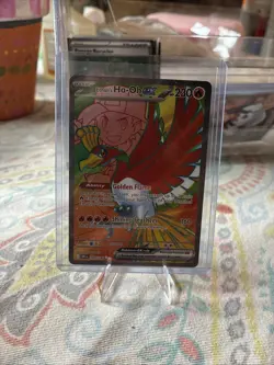 Pokemon TCG Ethan's Ho-Oh EX 209/182 Full Art, Destined Rivals - Image 1