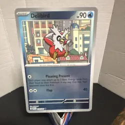 Delibird 018/086 Chilling Reign Rare Holo 90 HP English 2021 Pokemon TCG - Image 1