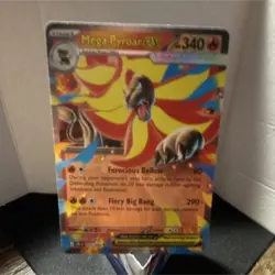 The Pokemon Company Mega Pyroar EX 015/086 Evolutions Ultra Rare Holo 340 HP EN - Image 1