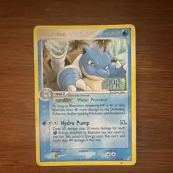 Pokemon Blastoise 14/100 EX Crystal Guardians 2006 Reverse Holo Rare 120 HP - Image 1