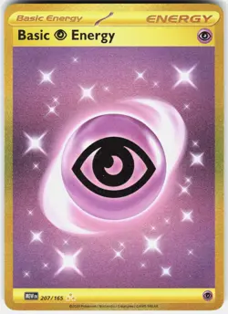 Pokemon Basic Psychic Energy 207/165 Hyper Rare 151 Pokemon Near Mint - Image 1