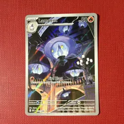 Pokemon TCG Lampent Rare Holo WHT 102/086 EN 2025 Stage 1 HP 80 - Image 1