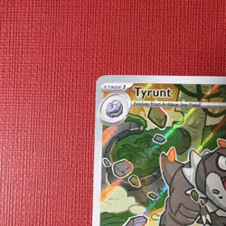 Nintendo Pokemon TCG Tyrunt 070 POR Holo Stage 1 100 HP NM - Image 5
