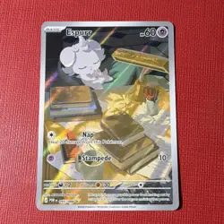 Pokemon TCG Espurr Illustration Rare Holo EN 095/088 HP60 POR NM - Image 1