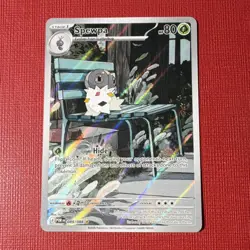 Pokemon TCG Spewpa Illustration Rare Full Art Holo POR 089/088 NM - Image 1