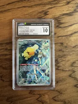Pokemon TCG Misty's Psyduck Destined Rivals 193/182 Illustration Rare CGC 10 - Image 1