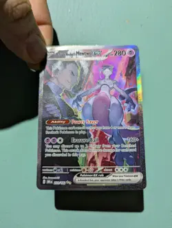 Pokemon TCG Destined Rivals Team Rocket's Mewtwo EX 231/182 - Pack Fresh - Image 3