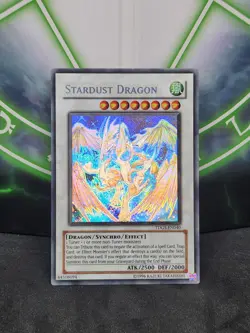 Yugioh Stardust Dragon TDGS-EN040 Ghost Rare LP - Image 1