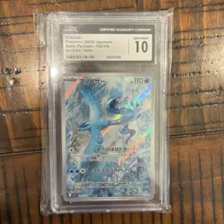 CGC 10 Articuno 102/100 Art Rare - Battle Partners - Pokemon TCG - SHIPS FAST - Image 1