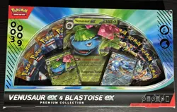 New Pokemon TCG Venusaur ex and Blastoise ex Premium Collection Box (SEALED) X2 - Image 2