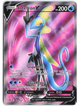 Inteleon V 180/192 Ultra Rare Rebel Clash Pokemon - Image 1