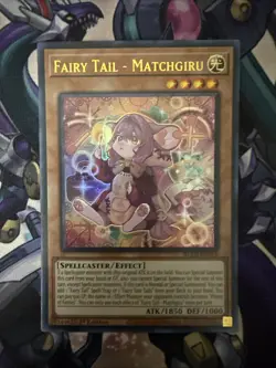 Yugioh Fairy Tail - Matchgiru BLZD-EN016 Ultra Rare 1st Edition Near Mint - Image 1