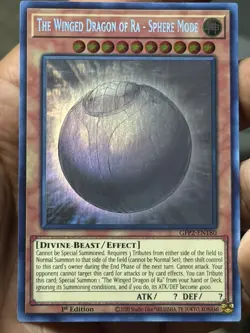 Yu-Gi-Oh The Winged Dragon of Ra Sphere Mode Ghost Rare 1st Ed GFP2-EN180 NM - Image 2