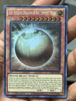 Yu-Gi-Oh The Winged Dragon of Ra Sphere Mode Ghost Rare 1st Ed GFP2-EN180 NM - Image 3