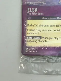 #6/P3 Elsa - The Fifth Spirit GLITTER FOIL PROMO 2025 Disney Lorcana SEALED/NEW - Image 5