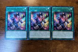 K9-LC Release Restraint x3 JUSH-EN038 Rare Justice Hunters Yugioh 1st Edition NM - Image 1