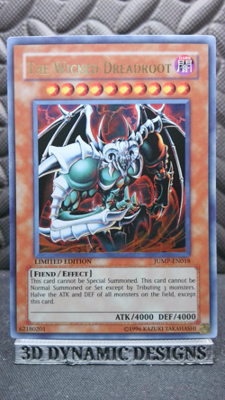| Yugioh The Wicked Dreadroot JUMP-EN018 Ultra Rare Shonen Jump Promo NM/VLP | - Image 1