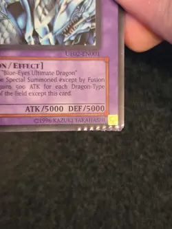 *Misprint* Dragon Master Knight UE02-EN001 Ultra Rare Yugioh Promo Card Crimped - Image 2