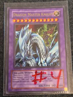 *Misprint* Dragon Master Knight UE02-EN001 Ultra Rare Yugioh Promo Card Crimped - Image 3
