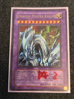 *Misprint* Dragon Master Knight UE02-EN001 Ultra Rare Yugioh Promo Card Crimped - Image 2