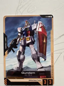 English Gundam Card Game Beta - Gundam Ex-78 (TOKEN) T-001 - Image 1