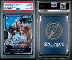 One Piece Cards PSA 10 Trafalgar Law EB02-045 ANIME 25TH COLLECTION JPN - Image 1