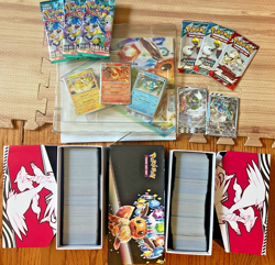 Over 1500 Pokemon Card Bulk + 3 Booster Packs + Promo Cards + Other Extras - Image 1