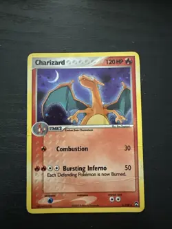Charizard EX Power Keepers - Reverse Holo - 2007 - Heavily Played (HP) / Creased - Image 1