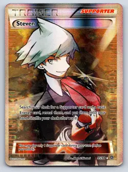 Steven 95/98 Ultra Rare Ancient Origins Pokemon Near Mint - Image 1