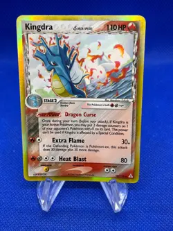 VTG 2006 Pokemon Holon Phantoms Kingdra Delta Species 10/110 Holo Rare MP - Image 1