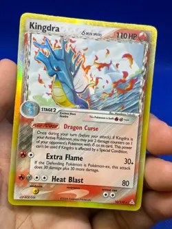 VTG 2006 Pokemon Holon Phantoms Kingdra Delta Species 10/110 Holo Rare MP - Image 2