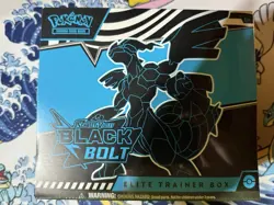 Pokemon Black Bolt Elite Trainer Box Scarlet & Violet ETB Sealed Thundurus Promo - Image 1