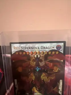 YUGIOH BLGG-EN139 Red Supernova Dragon Extended Art Ultra Rare 1st Edition NM - Image 3