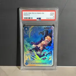 2025 ONE PIECE PRB02-PREMIUM BOOSTER ONE PIECE CARD THE BEST-VOL.2 MARCO PSA 9 - Image 1