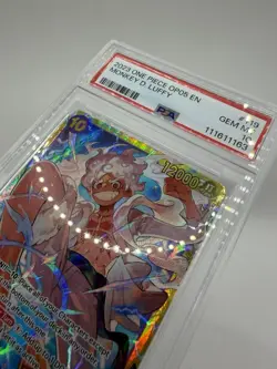 PSA 10 2023 - ONE PIECE - OP05 - AWAKENING OF THE NEW ERA - #119 MONKEY D. LUFFY - Image 2